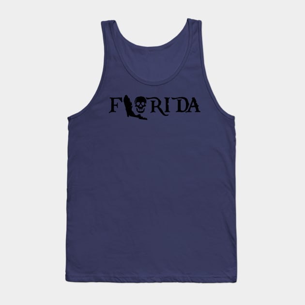 Florida Skull State Tank Top by justin_weise